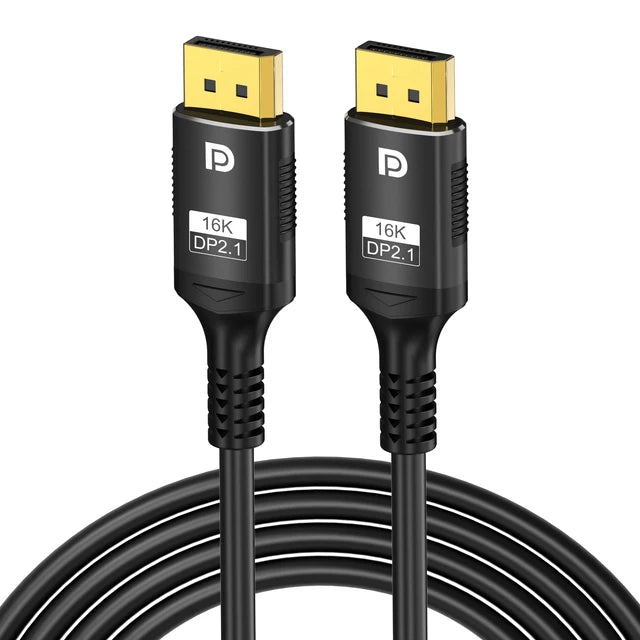 DP 2.1 8K@120Hz 4K@240Hz 80Gbps HDR Video Audio Displayport Cable Display Port for Laptop TV Xbox Projector Gaming Monitor