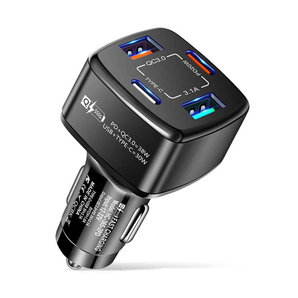4 in 1 USB Charger 38w Pd Qc3.0 3.1a 2usb Type c Fast Charging