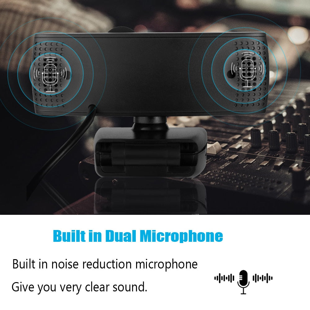 Hd 8k 4k Webcam Autofocus Computer Web camera With Microphone Rotate Usb Plug Camera For Pc Mac Laptop Desktop Youtube Skype