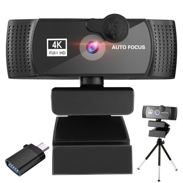 Hd 8k 4k Webcam Autofocus Computer Web camera With Microphone Rotate Usb Plug Camera For Pc Mac Laptop Desktop Youtube Skype