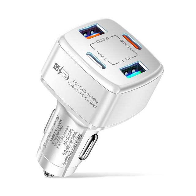 4 in 1 USB Charger 38w Pd Qc3.0 3.1a 2usb Type c Fast Charging