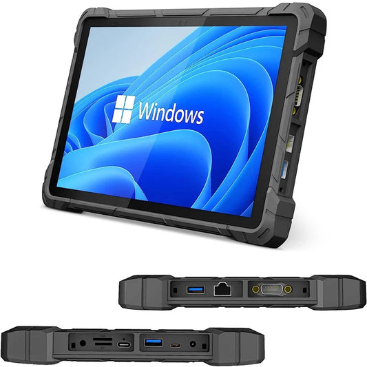 10.1 Inch Windows 11 Pro Rugged Tablet 4G LTE GPS 8GB RAM/128 GB ROM 10000mAh/3.7V Battery