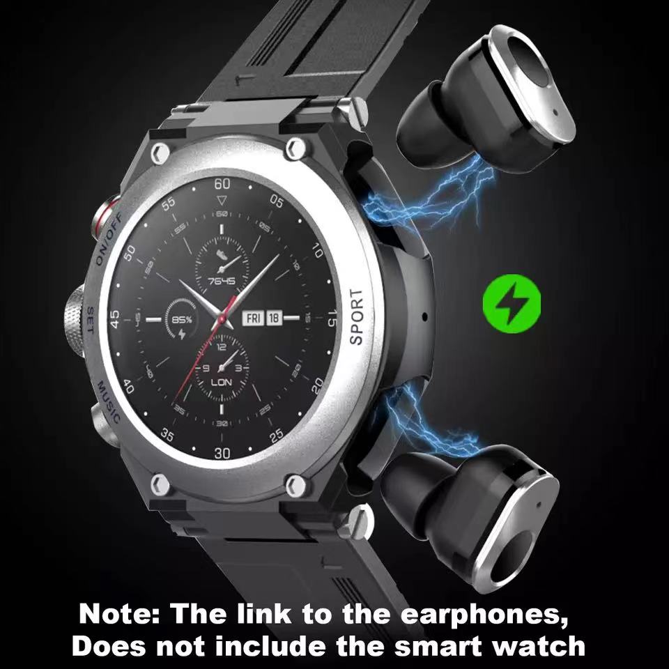 New T92 Smart Watch Bracelet 2 In 1 Tws Wireless Earbuds