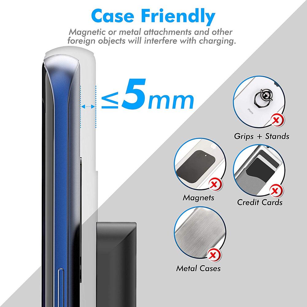 30w Qi Wireless Charger Stand For iPhone 13 12 11 Pro X Xs Max Xr 8 Samsung S21 S20 S10 Fast Charging Dock Station Phone Holder