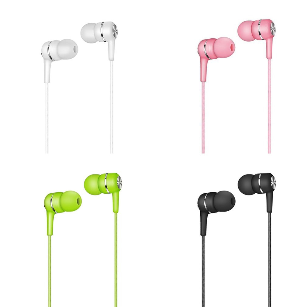 Universal In-ear Headphones Inline Computer Phone. Headset Wire Earphone Stereo