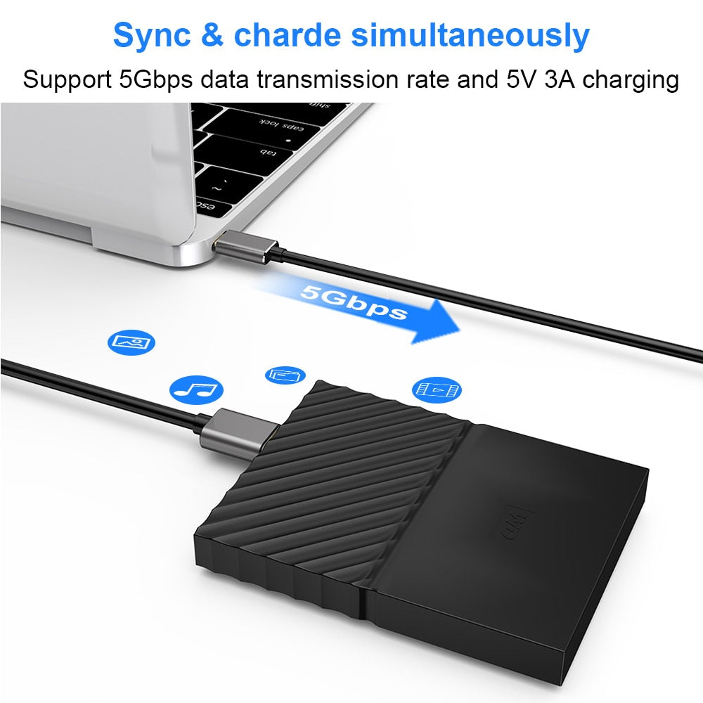 Type C Micro B Cable | USB 3.0 Micro B Type | Data Connector Adapter | USB Type C Micro B