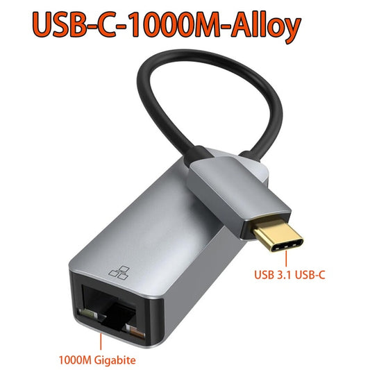 USB C Hub RJ45 Network Adapter USB-C Type C to RJ45 USB 3.0